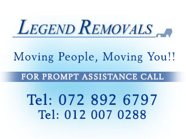 Legend Furniture Removals - Legend Removals is a family owned company based in Pretoria, specialising in household removals, furniture removals, furniture transportation, office removals and relocation services.

